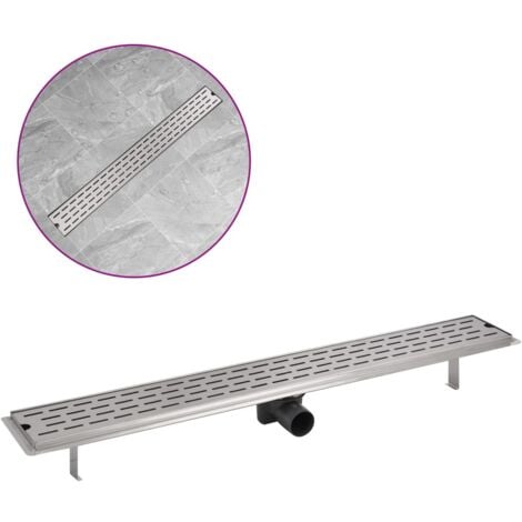 Linear Shower Drain Line 930x140 mm Stainless Steel