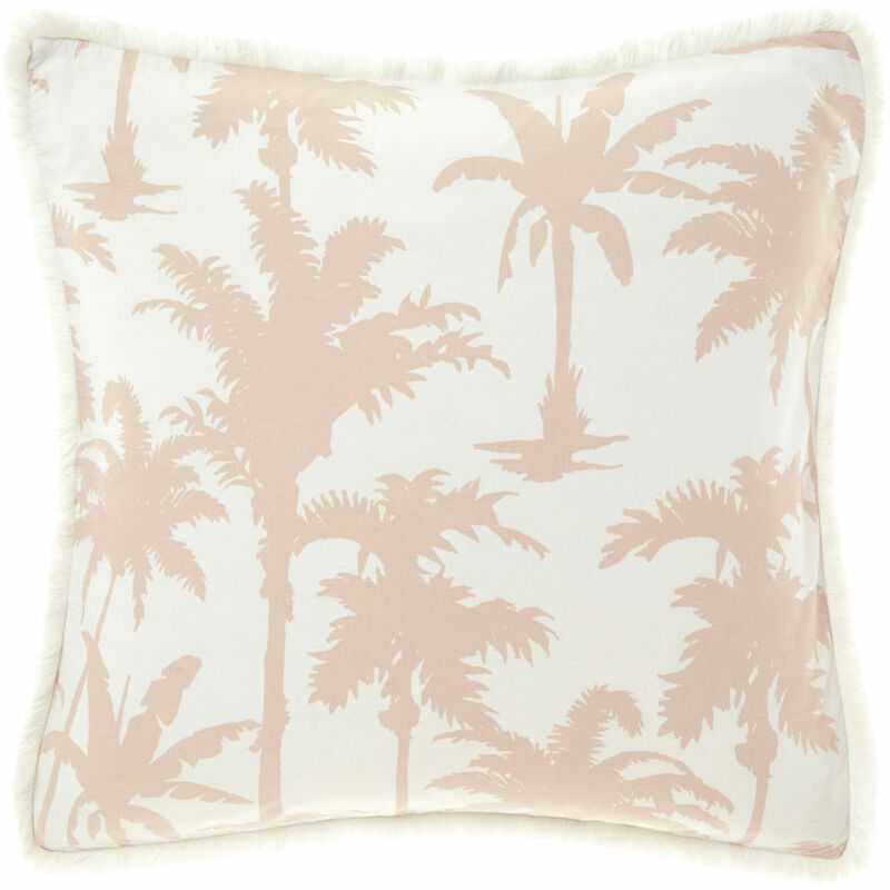Luana Floral Print 100% Cotton Continental Pillow Case, Multi - Linen House