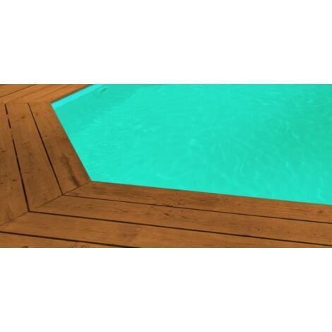 Liner 75/100 pour piscine Sunbay Grenade 436x336x119 turquoise