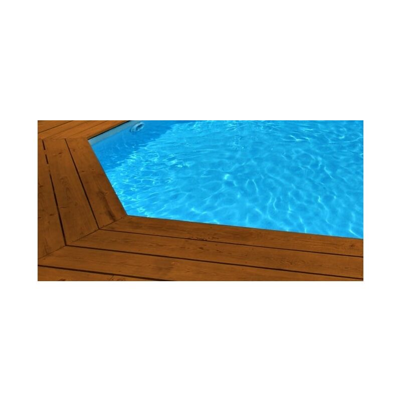 Piscineo - Liner 75/100 compatible Piscine Sunbay vanille 412 x 119 bleu fon