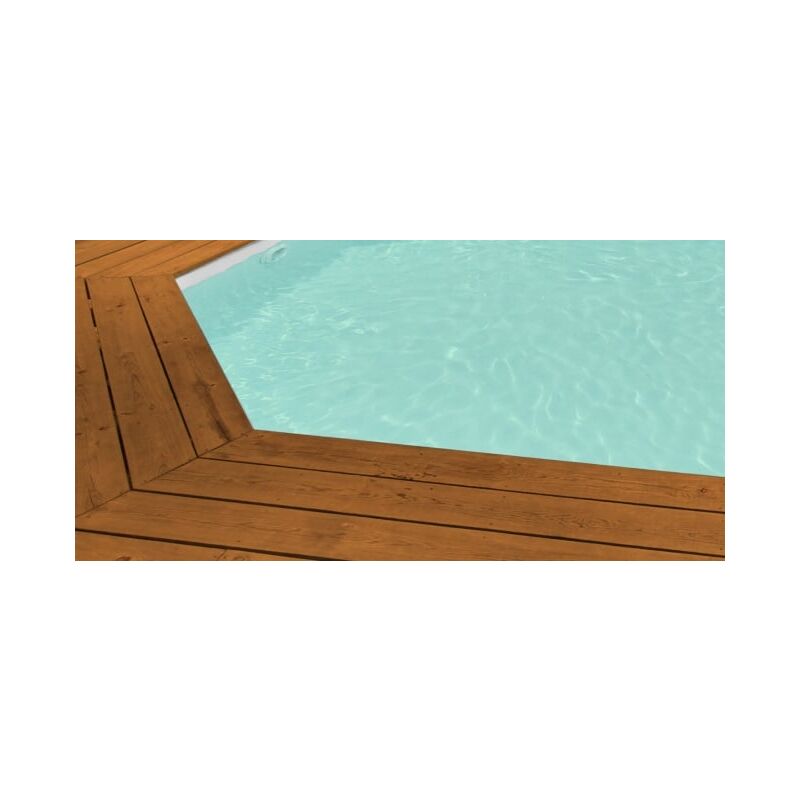 Piscineo - Liner 75/100 gris-clair compatible Piscine Waterclip sibuyan 338