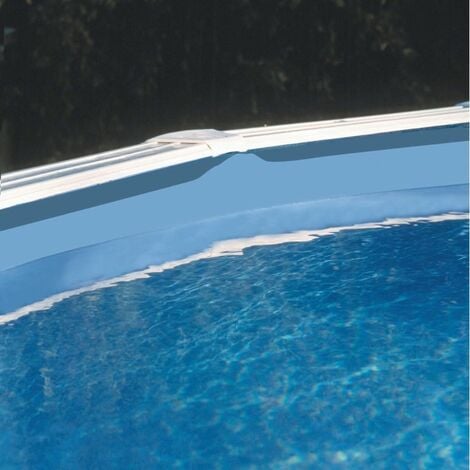 Liner bleu recouvrement pour les piscines huit formes 500x340 H120 cm