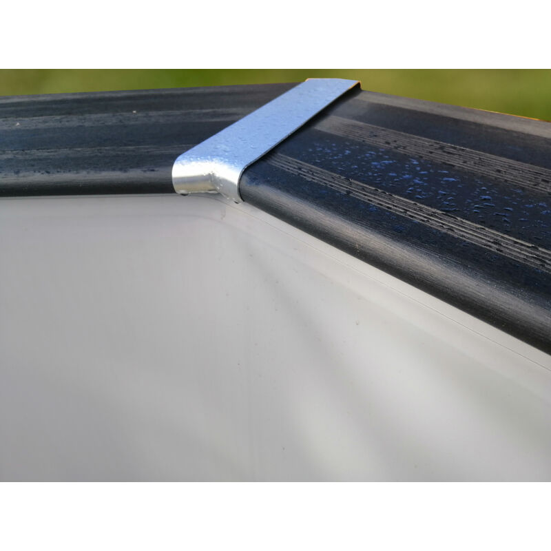 Gre - Liner 664X386X124 60/100 Gris Ovalada