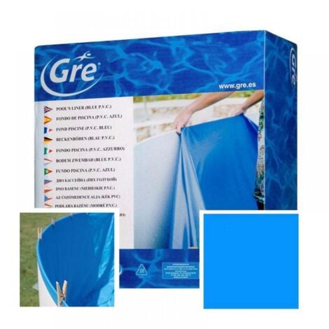 Liner Gre 730 cm - 375 cm - h 120 cm azzurro - overlap sp. 40/100