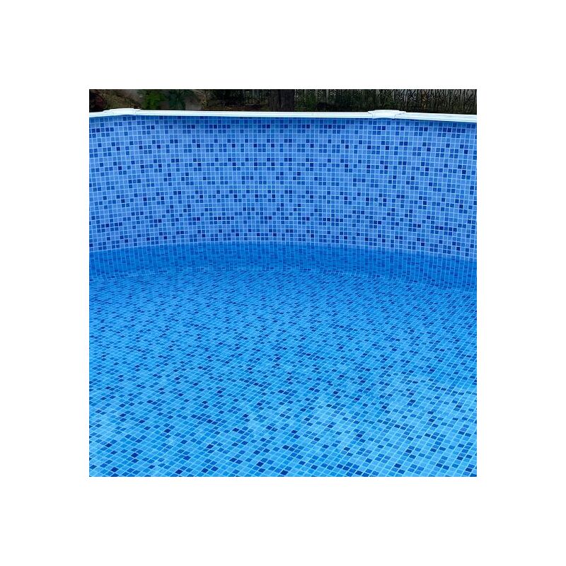 Liner Mosaico Per Piscina Ovale Gre 610x375 Cm