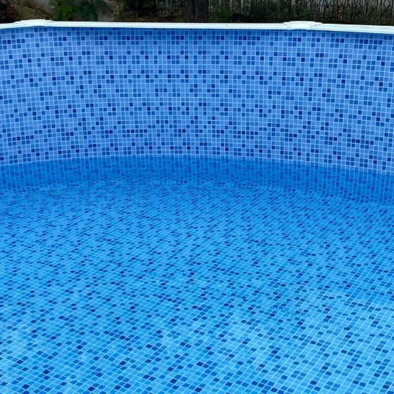 Liner mosaïque pour piscine ronde hors sol gre 350 cm