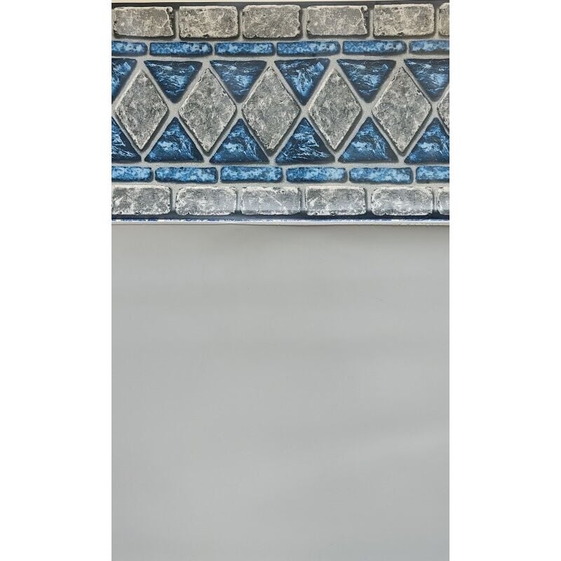 Piscineo - Liner Piscine 75/100 Gris Clair Lancashire Ø3.60m h 1.32m