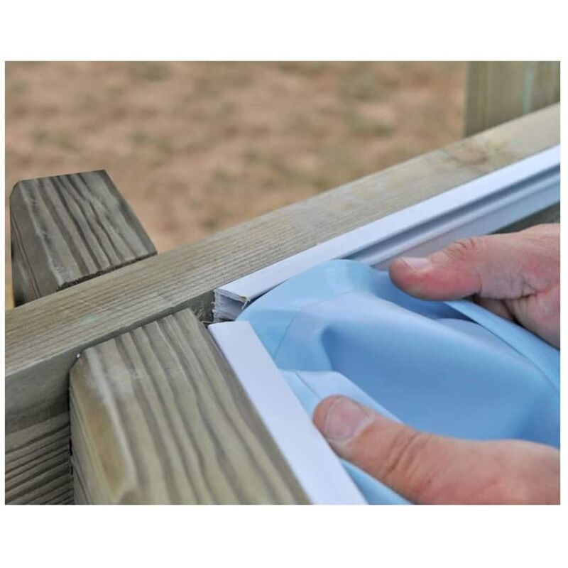 Liner piscine Sunbay Couleur liner: Bleu - Dimensions piscine: Avocado 6,56 x 4,56 m