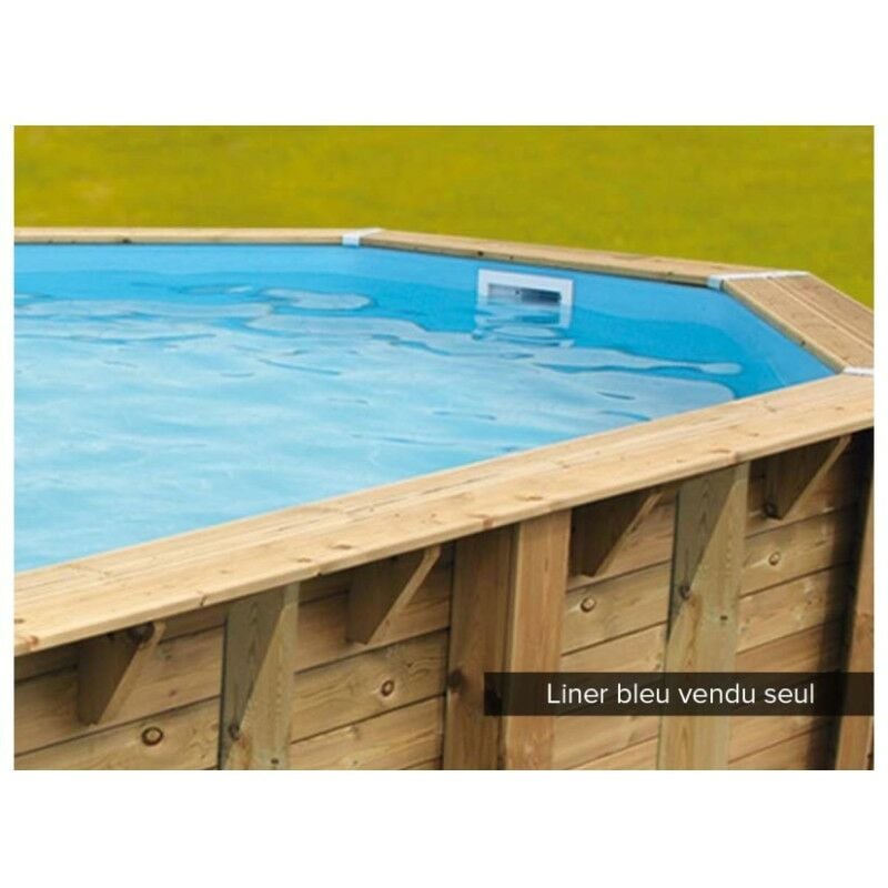 Liner seul Bleu pour piscine bois Azura 4,50 x 2,50 x 1,26 m Ubbink