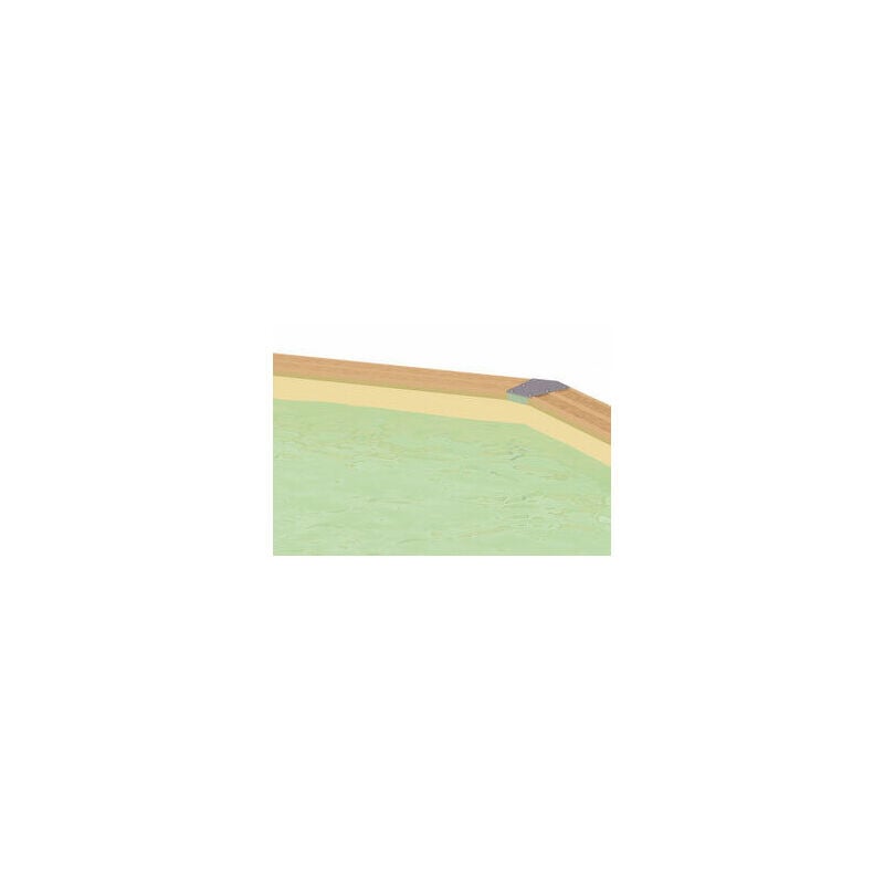 Liner piscine Ubbink Azura 400 x 610 cm x H.120 cm - Beige - Beige