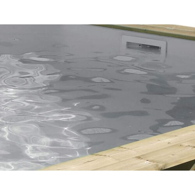 Liner piscine hors-sol Ubbink 400x670xH130cm 75/100ème coloris gris