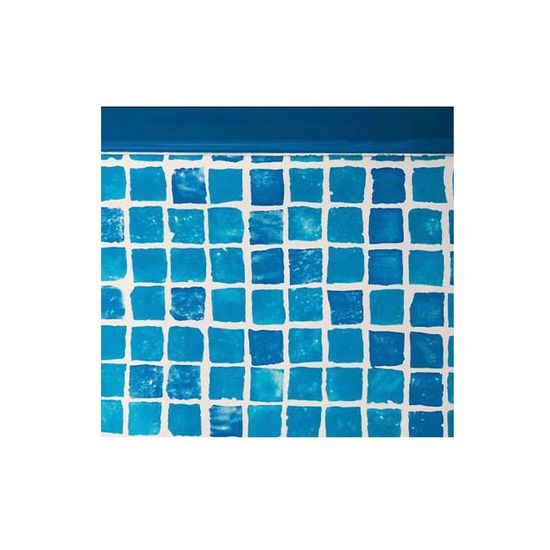 GRE - Liner piscine Gré ronde Ø460 x H.132 cm - Mosaïque - Mosaïque