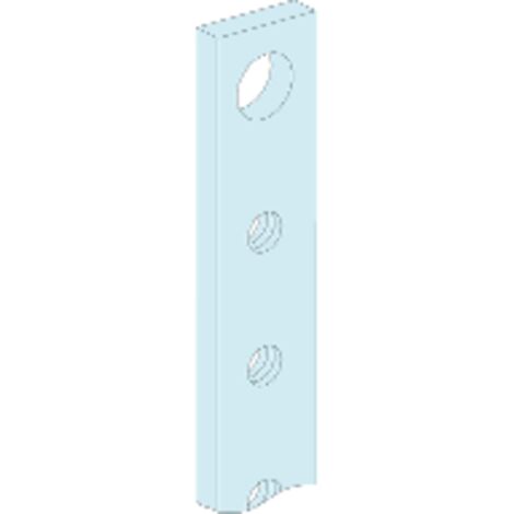Linergy BS - JdB de fond 160A - barres taraudées 15x5 - L=1000 mm - lot de 4 - LVS04161