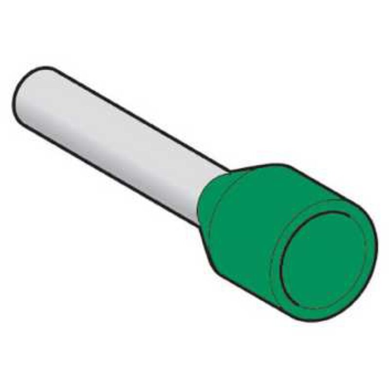 Schneider Electric - embout de cablage - 6 mm2 - vert dz5ce062