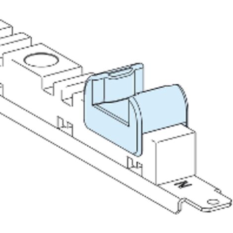 Linergy LGYE - Cale support inférieur JdB vertical = 1600A - lot de 12 - LVS04658