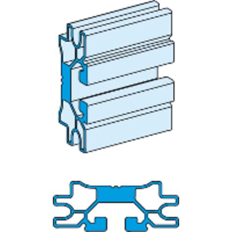 Linergy LGYE - Profil JdB horizontal - 1000A - L=2000mm - LVS04562