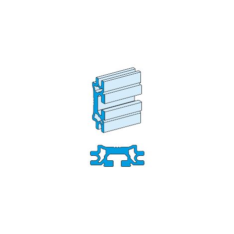 Linergy LGYE - Profil JdB horizontal - 1250A - L=2000mm - LVS04563