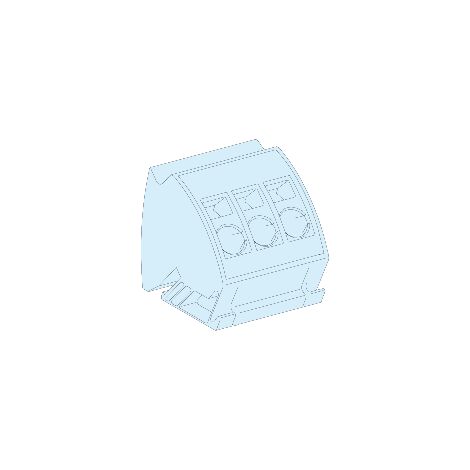 Linergy TB - Bloc de terre à connection rapide - 3 x 16 mm² - lot de 4 - LVS04215