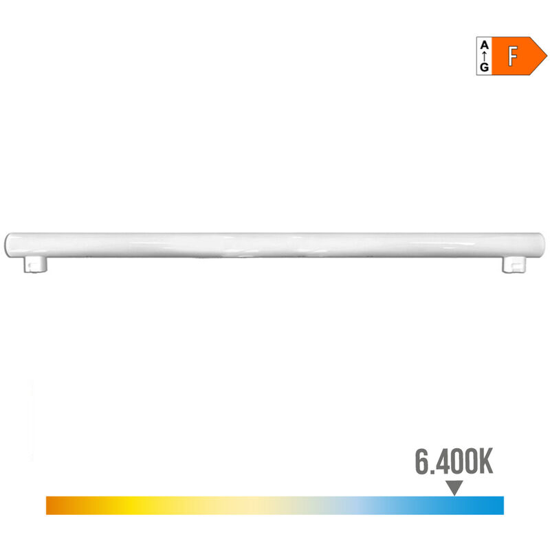 

Linestra led 2 casquillos s14s 18w 1450 lm 6400k luz fria ø 3 x 100 cm - EDM