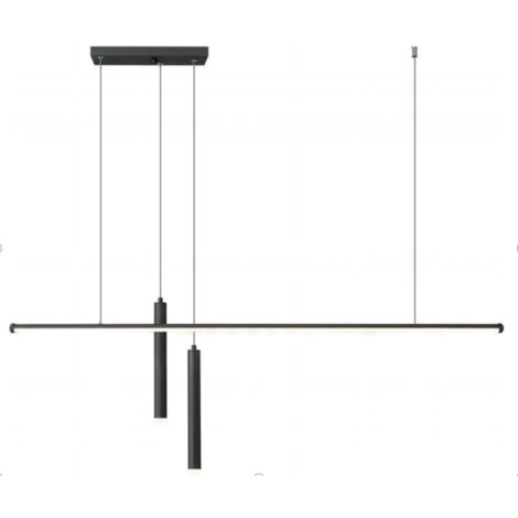 Linet - Moderne LED-Hängelampe 120 cm Schwarz