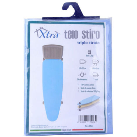 Linge de lit pour planche à repasser 3 couches Clip 140X55 Xtra 09902