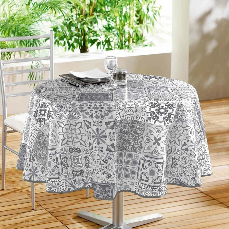 1001kdo - Toile cirée de table ronde Persane, ø 160 cm