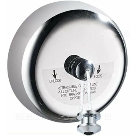 Linge rétractable pour Salle de Douche de Salle de Bain à Linge- 304 en Acier Inoxydable，HANBING