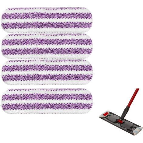 Lingette de rechange pour balai Vileda/O-Cedar H2PrO, en microfibre, lavable en machine