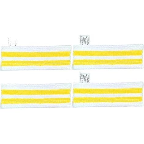 Lingette microfibre pour nettoyeur vapeur - Compatible Karcher SC2 SC3 SC4 SC5 - Lot 2 pièces couleur prune - Nettoyage efficace sols durs