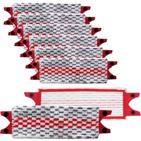 Lingette pour Balai Vileda Ultramax / Ultramax Turbo / Ultra Max / 1-2 Spray  [Lot 8] Serpillère lavable réutilisable