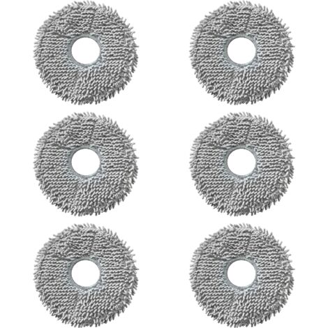 Lingette pour iRobot Roomba Plus 505 Combo / Roomba Plus 404 Combo [Lot 6] Serpillère lavable réutilisable Phonillico®