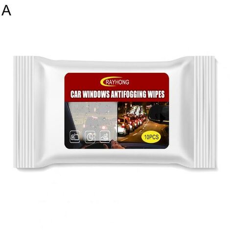Lingettes anti-brouillard jetables multifonctionnelles épaisses pour vitres de voiture, lingettes imperméables pour rétroviseur,A