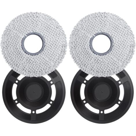 Lingettes avec plaques de rechange pour robot aspirateur Ecovacs Deebot X2 Omni (noir)