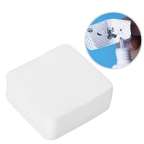 Lingettes de colle à cils de haute qualité, tampon de coton blanc, bouteille de colle, lingettes buccales, nettoyage, tampons de coton, 170 pièces/paquet,WHITE