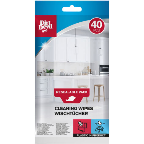 Lingettes de nettoyage DIRT DEVIL, façades de cuisine