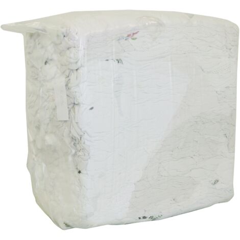 Lingettes de nettoyage en coton WT II principalement blanc, 10 kg