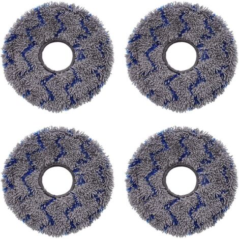 Lingettes de rechange pour aspirateurs Ecovacs Deebot /T10/T20/T30 Omni, séries T30S/N30, lot de 4
