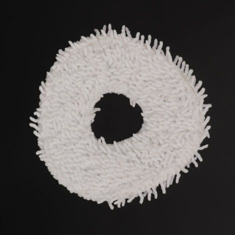 Lingettes de Rechange pour Robot Aspirateur-Laveur J4/J4 Lite [4 Pièces] - Microfibre Blanche Washable