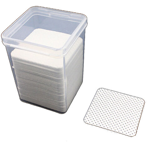 Lingettes en coton papier non pelucheux, 200 pièces/boîte, dissolvant de colle pour cils, feuille de coton propre, tampons nettoyants pour nail Art,1A