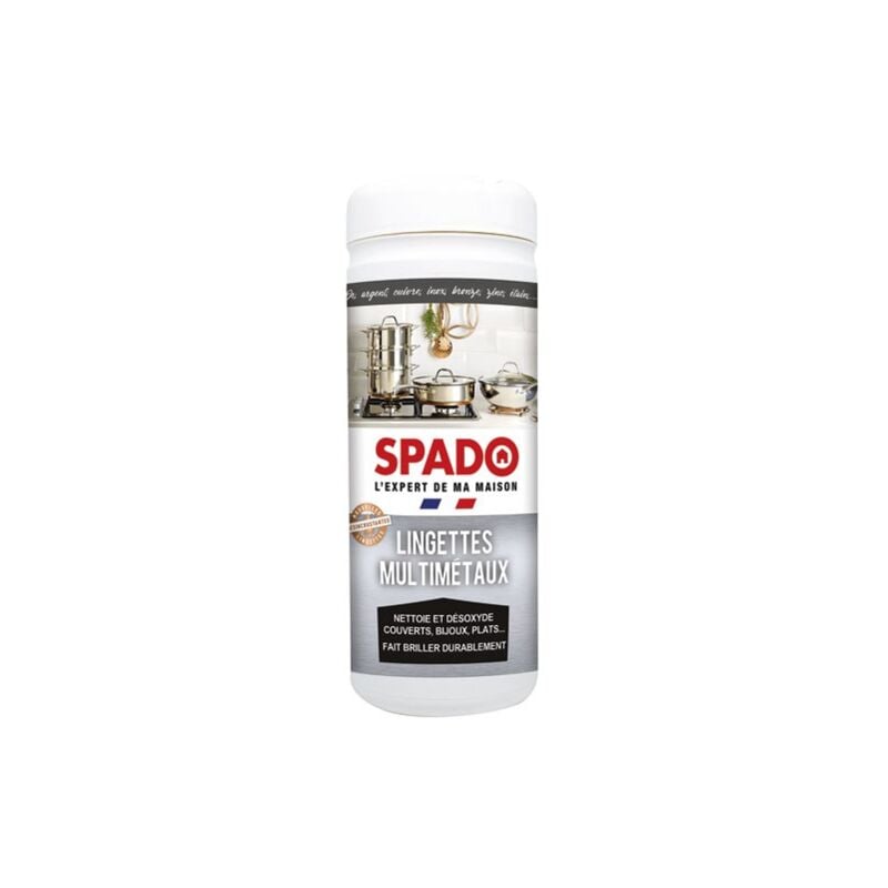 SPADO - Spado lingettes nettoyant multimetaux x35