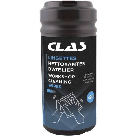 Lingettes nettoyantes d'atelier (80 pcs)- CO 0502 - CLAS Equipements