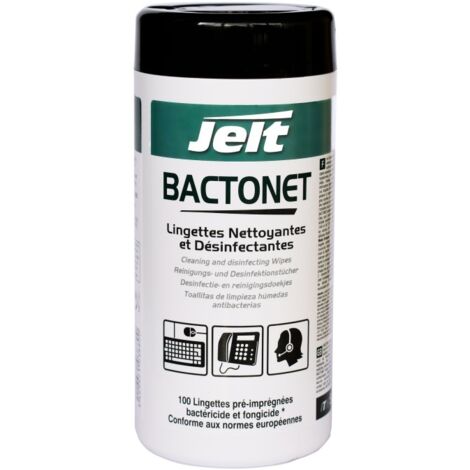 Lingettes nettoyantes désinfectantes Bactonet - JELT - 96631342
