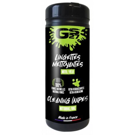 Lingettes nettoyantes pour moto et vélo – Pack de 35 lingettes – Formulation spéciale pour entretien efficace – Utilisation sur surfaces délicates – Gs27