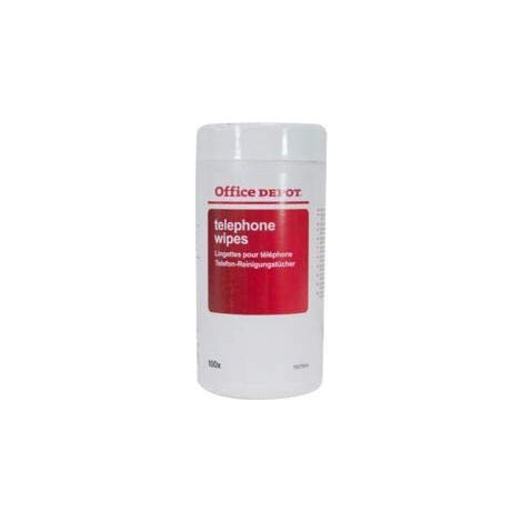 Lingettes Nettoyantes pour Téléphone Office Depot - Antibactériennes