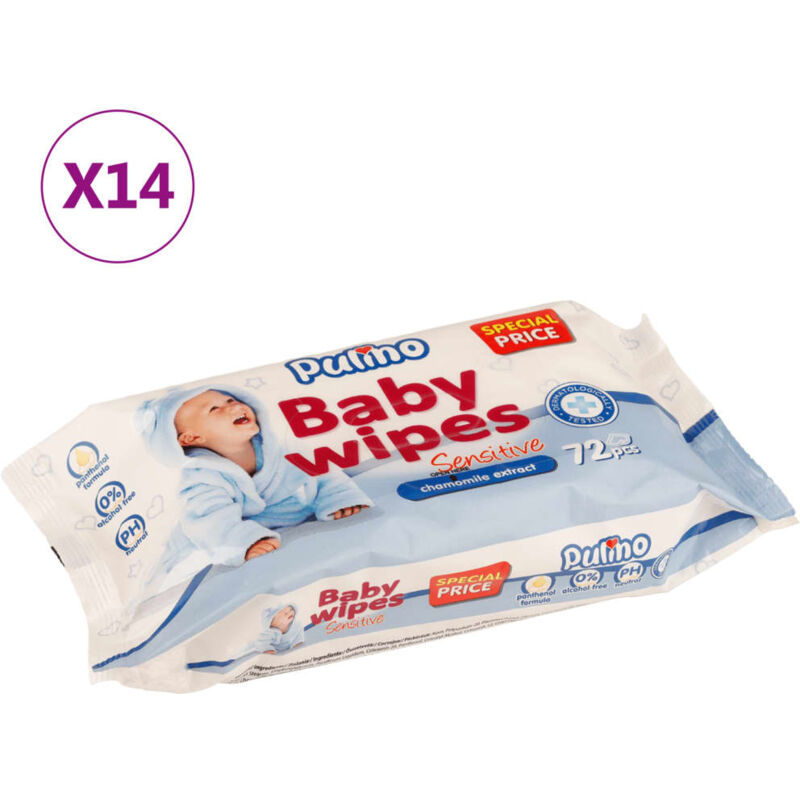 Vidaxl - Lingettes pour bébé 14 paquets 1008 lingettes
