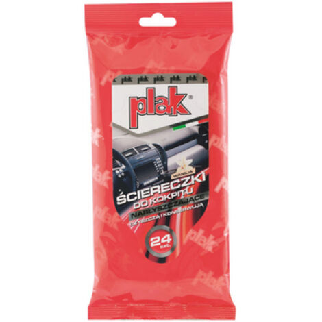 Lingettes pour cockpit Plak Vanilla Shine 24 pièces