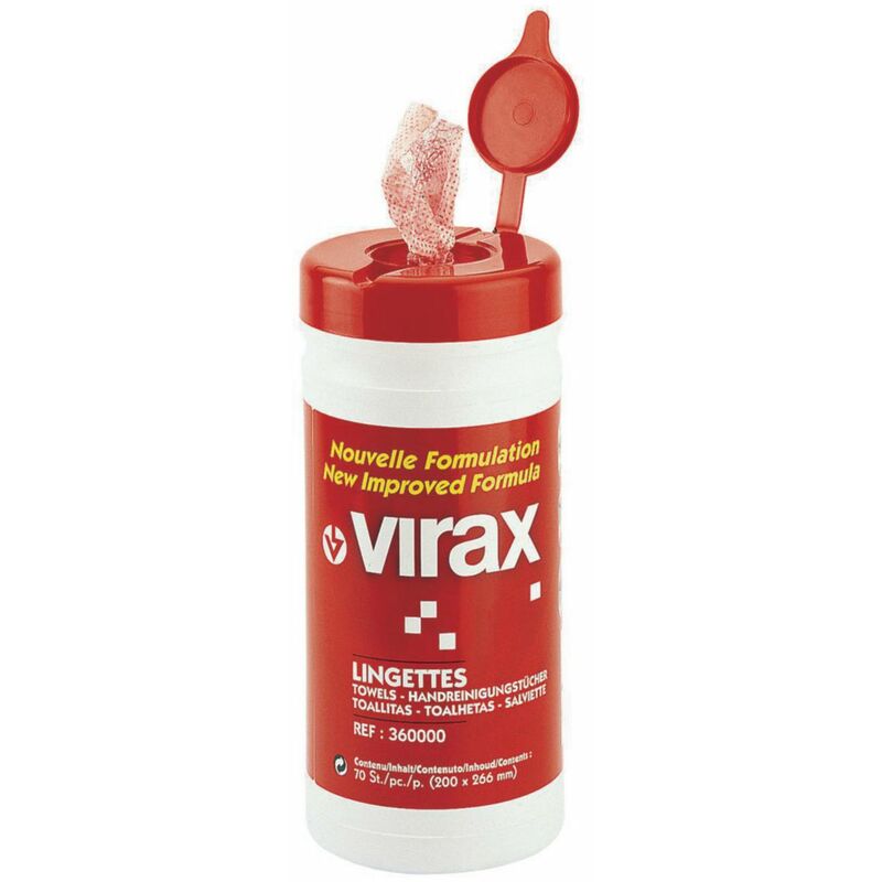 Virax - Lingettes pour nettoyage des mains