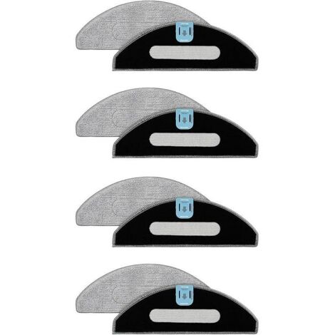 Lingettes pratiques pour robot balayeur, pièce de rechange pour robot de balayage, serpillères en microfibre