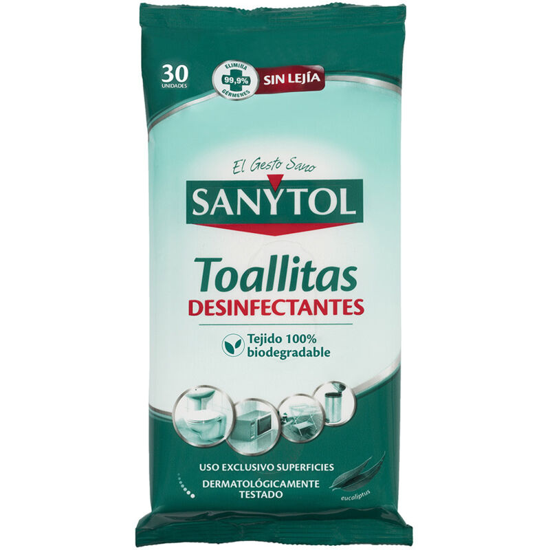 Lingettes desinfectantes - Sanytol