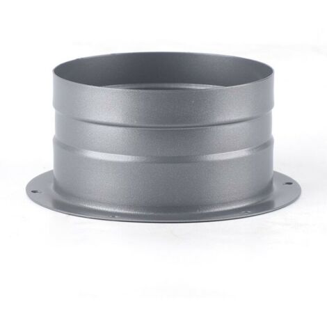 Linghhang – Bride de raccordement pour tuyau de ventilation flexible 100mm – Acier inoxydable résistant aux intempéries – Faible résistance à l'air